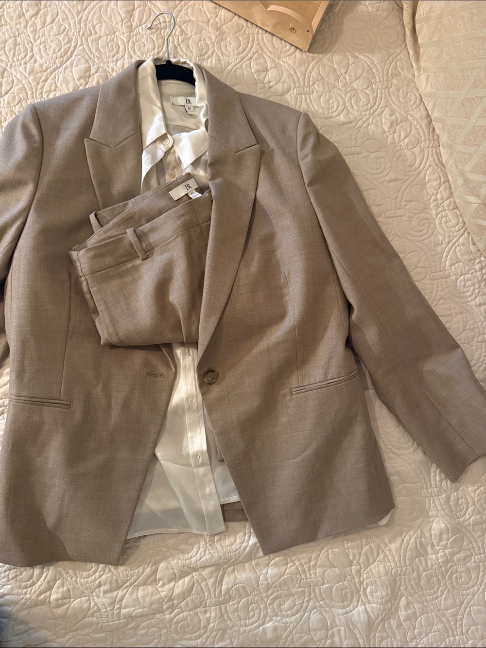 Banana Republic Women’s Full Suit - Blazer, Blouse and Trousers